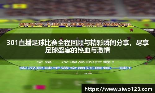 301直播足球比赛全程回顾与精彩瞬间分享，尽享足球盛宴的热血与激情