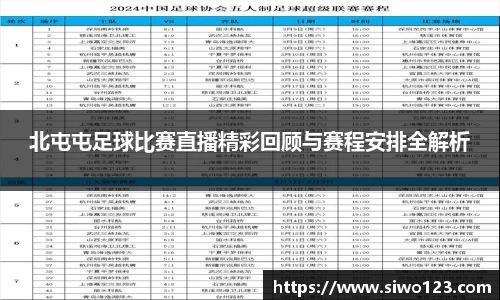 北屯屯足球比赛直播精彩回顾与赛程安排全解析